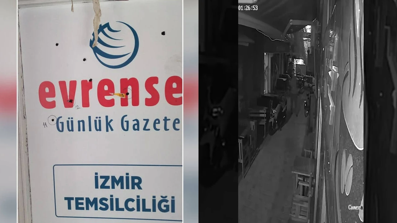 Evrensel gazetesinin İzmir bürosuna silahlı saldırı
