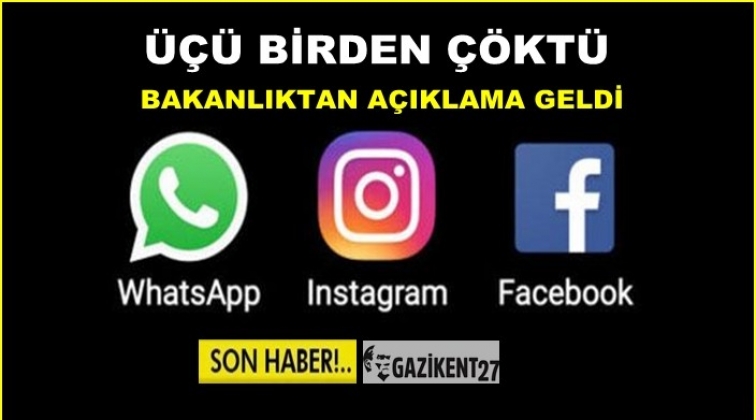 Facebook, Instagram ve Whatsapp çöktü mü?