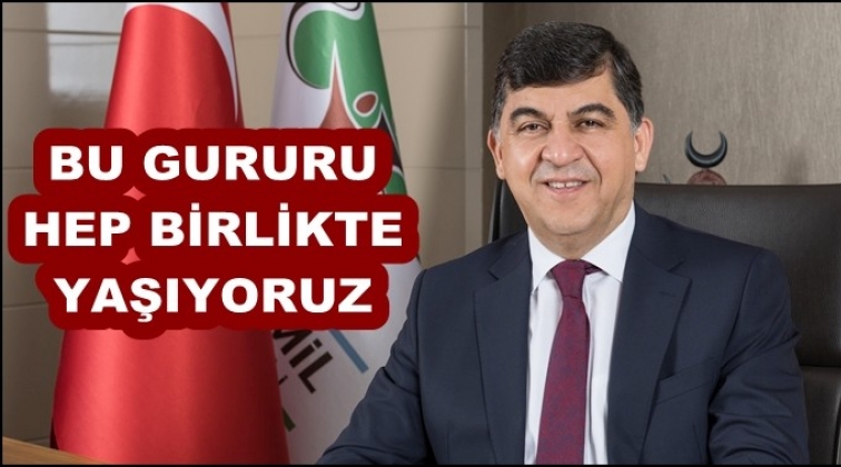 Fadıloğlu, 29 Ekim Cumhuriyet Bayramı'nı kutladı