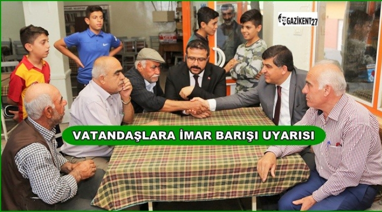 Fadıloğlu, imar barışını anlattı