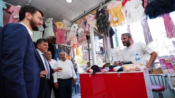 Fadıloğlu'ndan esnaf ziyaretleri