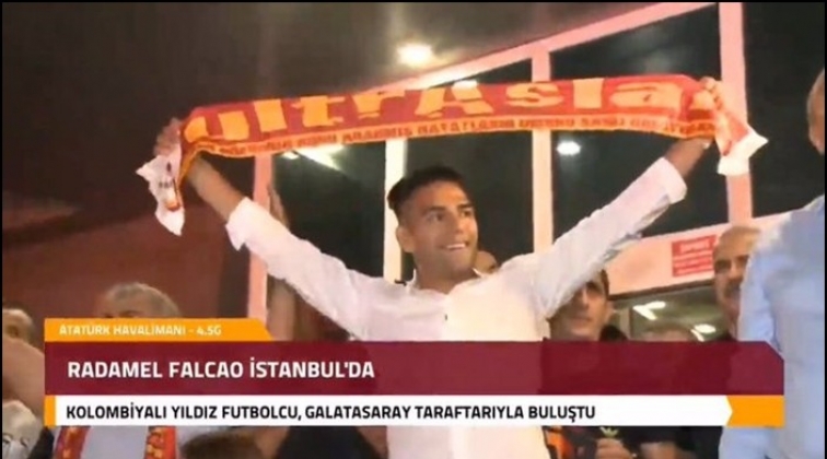 Falcao İstanbul’a geldi