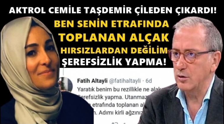 Fatih Altaylı'dan Aktrole: Şerefsizlik yapma, yaratık!