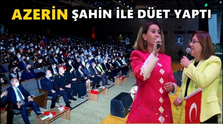 Fatma Şahin, Azerin ile düet yaptı...