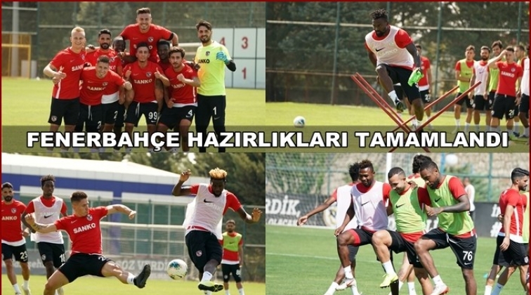 Fenerbahçe maçı hazırlıkları tamamlandı