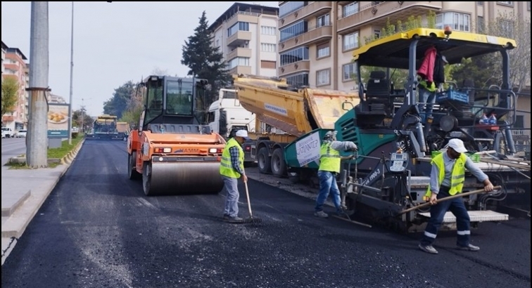 Fevzi Çakmak Bulvarı'na yeni asfalt...