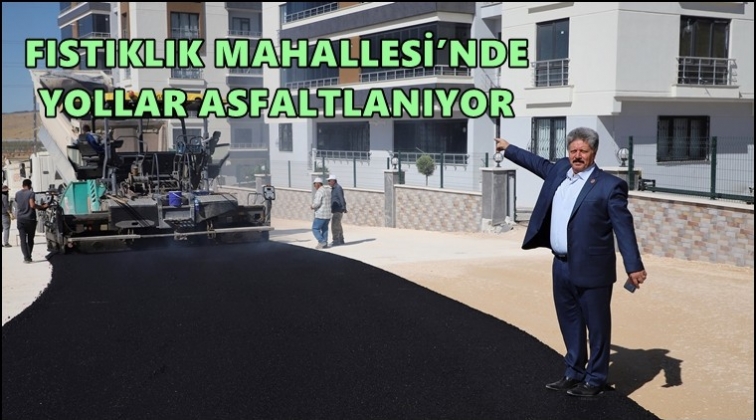 Fıstıklık Mahallesi’nde yol açma çalışmaları...