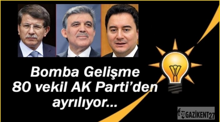 Flaş iddia: AKP'den 80 vekil geçecek!