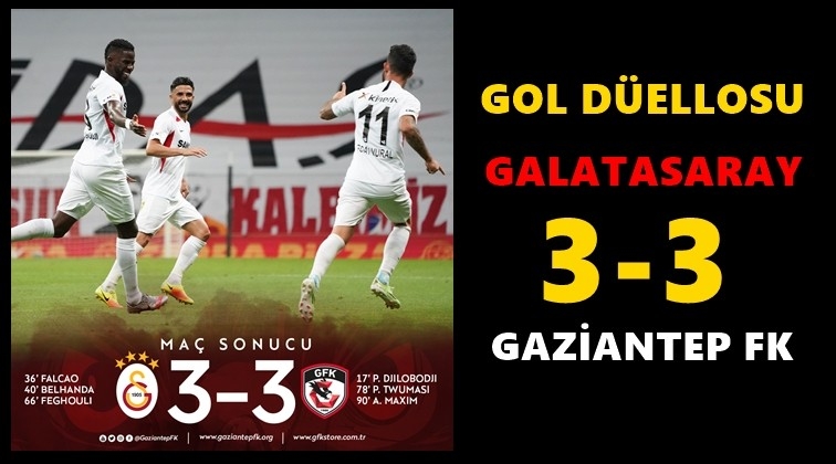 Galatasaray 3-3 Gaziantep FK