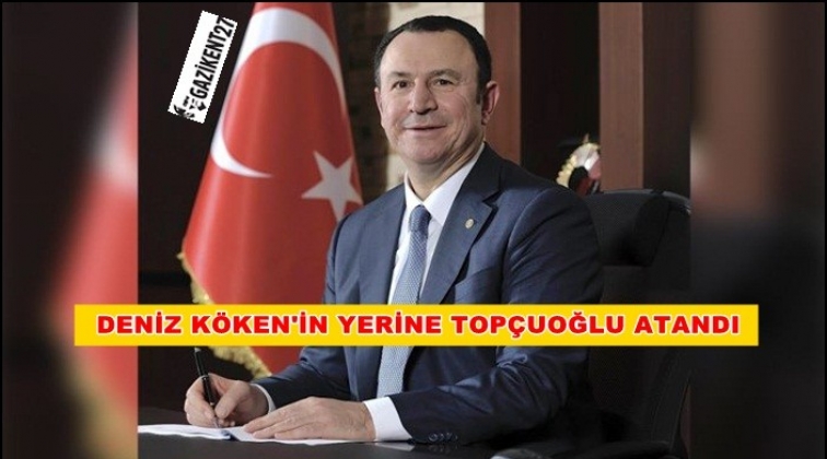 GAOSB'de yeni başkan Top&ccedil;uoğlu
