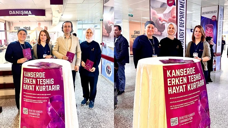 GAÜN Hastanesi’nde Kanser Haftası standı