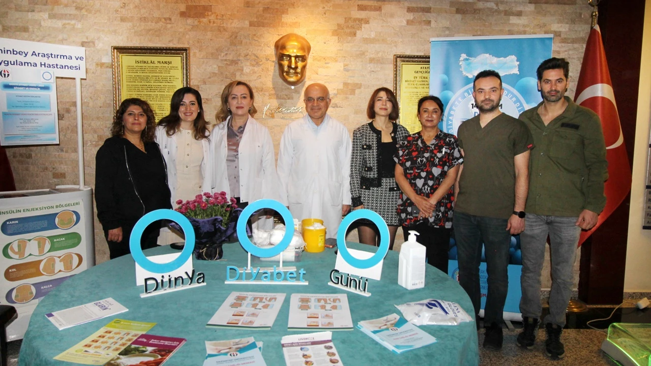 GAÜN Hastanesi’nden diyabetle sağlıklı yaşam için farkındalık etkinliği
