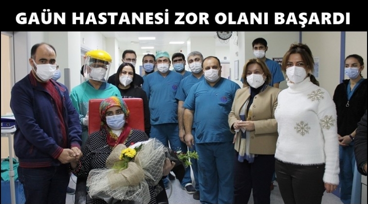 GAÜN Hastanesi zor olanı başardı…