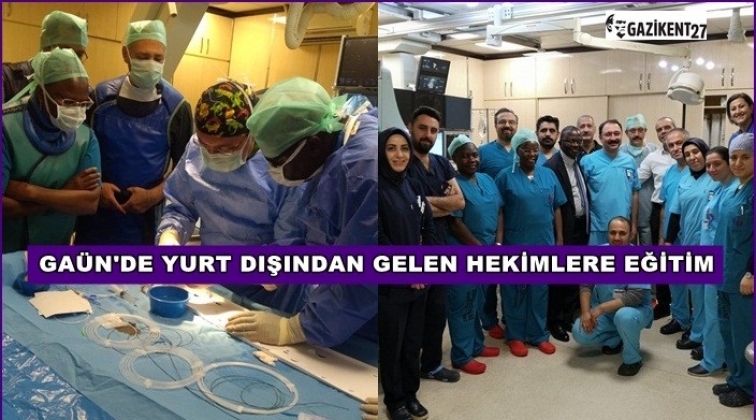 GA&Uuml;N Hastanesi'nde hekimlere eğitim