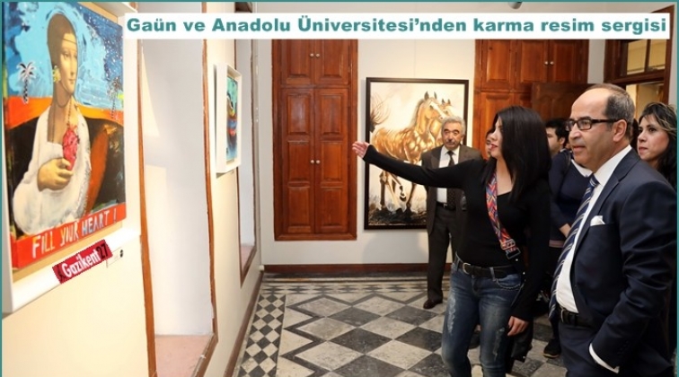 Gaün ve Anadolu Üniversitesi’nden karma resim sergisi
