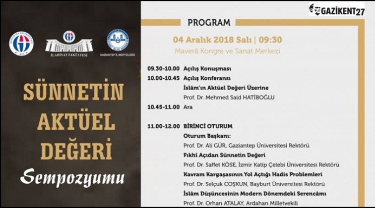 GA&Uuml;N&rsquo;de 'S&uuml;nnetin Akt&uuml;el Değeri' sempozyumu