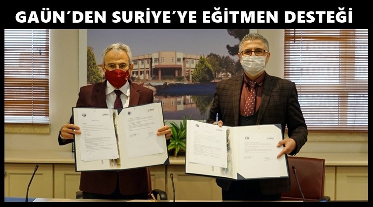 GAÜN’den Suriye’ye eğitmen desteği