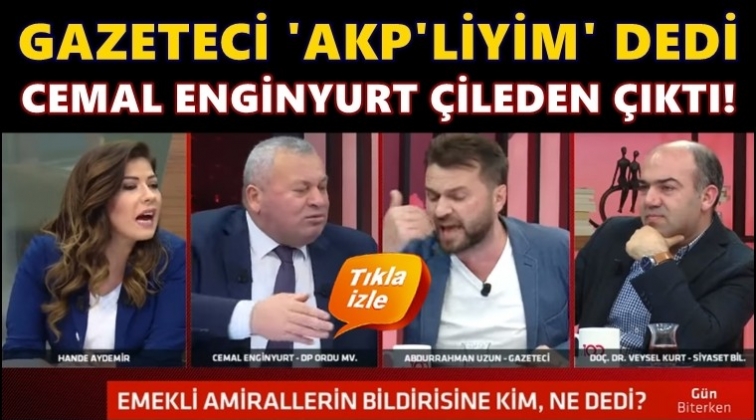 Gazeteci 'AKP'liyim' deyince çileden çıktı!..