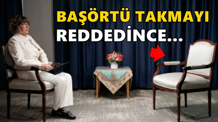 Gazeteci başörtü takmayı reddedince İran cumhurbaşkanı...