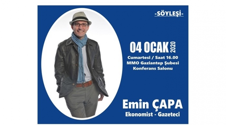 Gazeteci Emin Çapa yarın Gaziantep'te