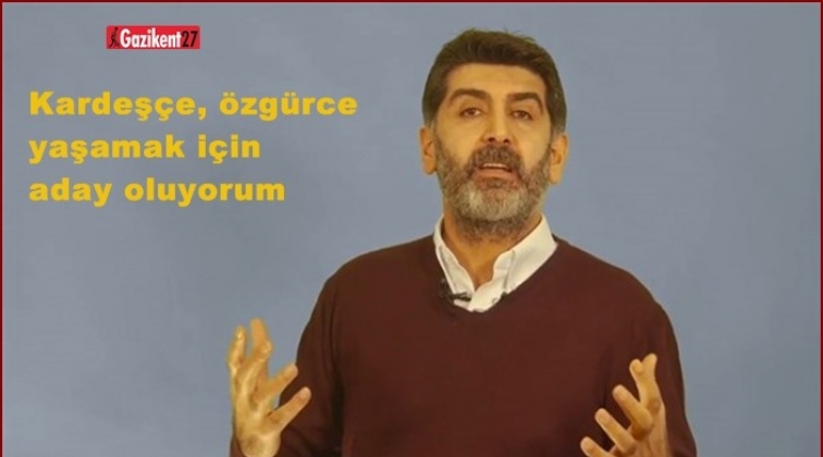 Gazeteci G&uuml;ltekin, Cumhurbaşkanlığı&rsquo;na aday