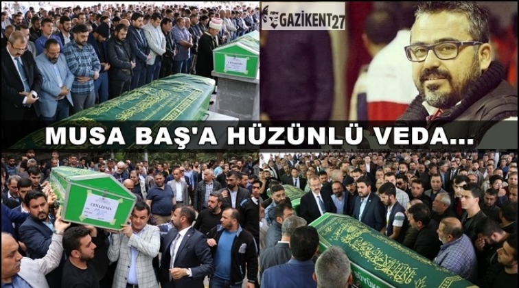 Gazeteci Musa Baş'a&nbsp;h&uuml;z&uuml;nl&uuml; veda