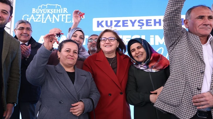 Gazi Konut Kuzeyşehir'de anahtar teslim töreni