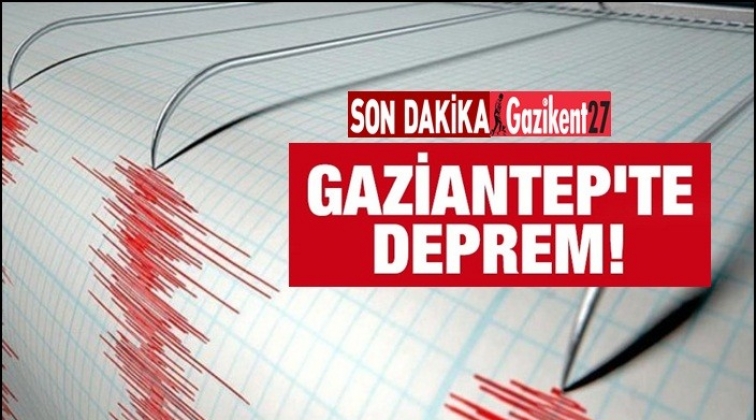 Gaziantep 3.9 büyüklüğünde deprem