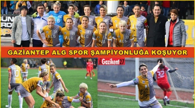 Gaziantep Alg Spor, gol oldu yağdı