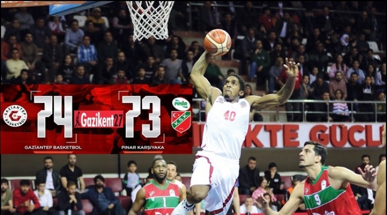 Gaziantep Basketbol 74-73 Pınar Karşıyaka
