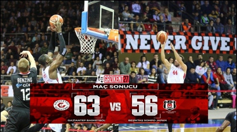 Gaziantep Basketbol - Beşiktaş: 63-56