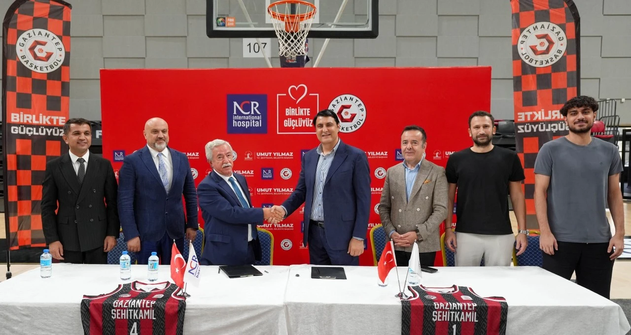 Gaziantep Basketbol ile NCR Hospital arasında sağlık sponsorluğu anlaşması