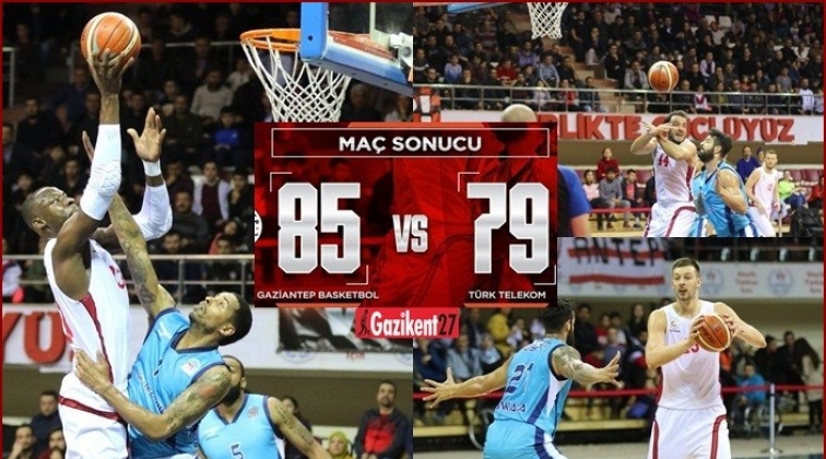 Gaziantep Basketbol - Türk Telekom: 85-79