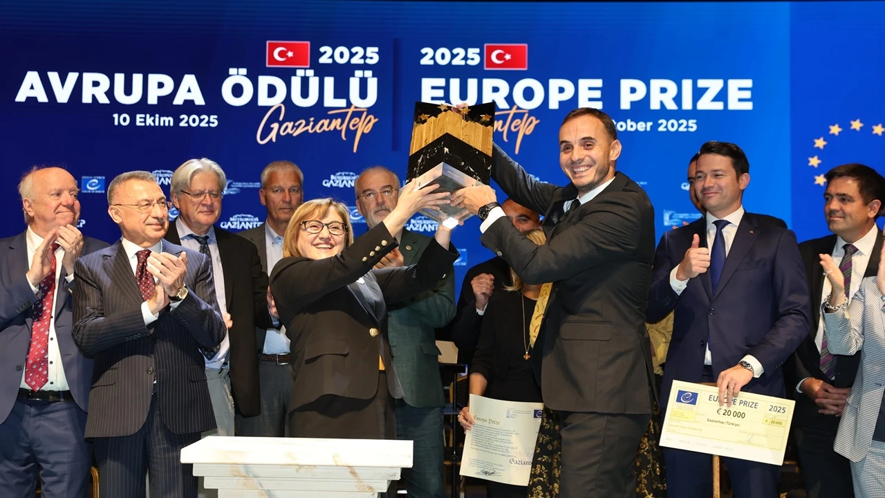 Gaziantep'e 2025 Avrupa Ödülü