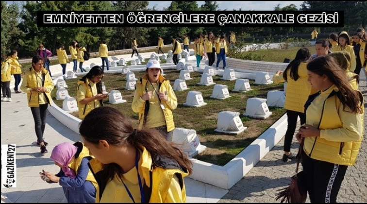 Gaziantep Emniyetinden &ouml;ğrencilere gezi