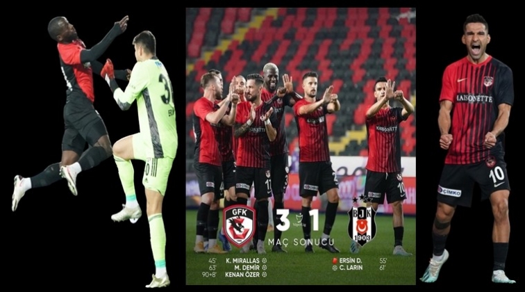 Gaziantep FK 3-1 Beşiktaş