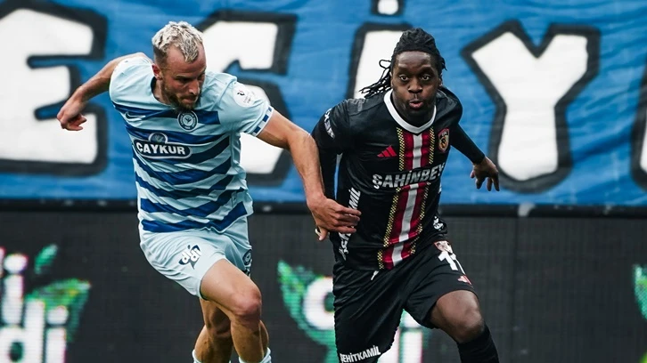 Gaziantep FK deplasmanda Çaykur Rizespor'a 2-0 mağlup oldu
