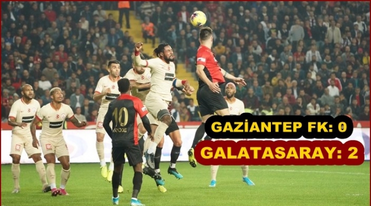 Gaziantep FK 0-2 Galatasaray