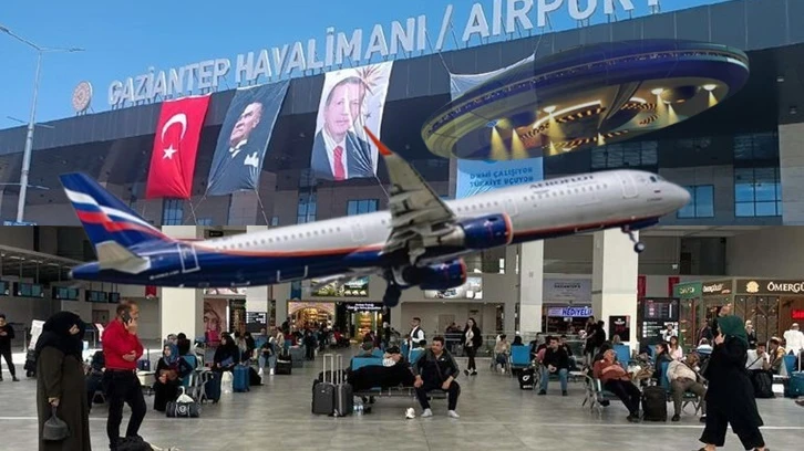 Gaziantep hava sahasında 'UFO' paniği...