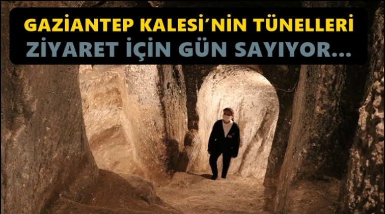 Gaziantep Kalesi'ndeki tüneller ziyarete açılıyor