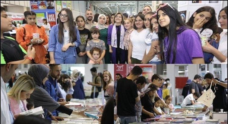 Gaziantep Kitap Fuarı'na yoğun ilgi...