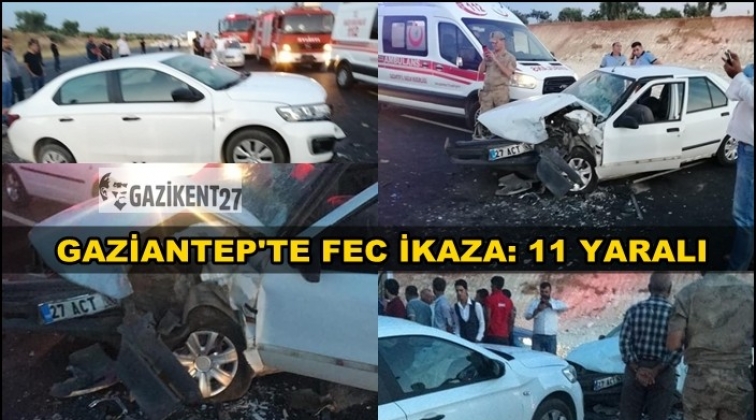 Gaziantep Nizip yolunda feci kaza: 11 yaralı