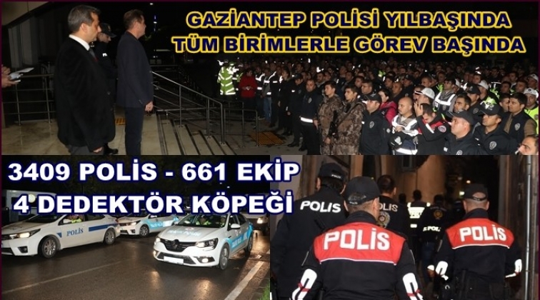 Gaziantep polisinden yılbaşı tedbirleri