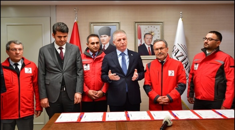 Gaziantep SYDV ile Kızılay işbirliği