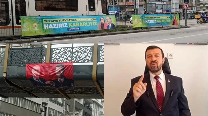 Gaziantep'te 'afiş' krizi... 