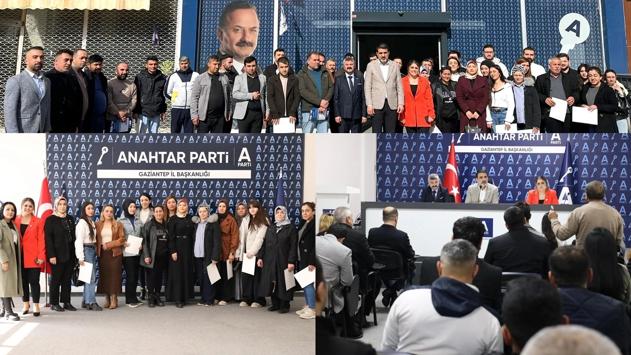 Gaziantep'te Anahtar Parti&rsquo;ye yoğun katılım...