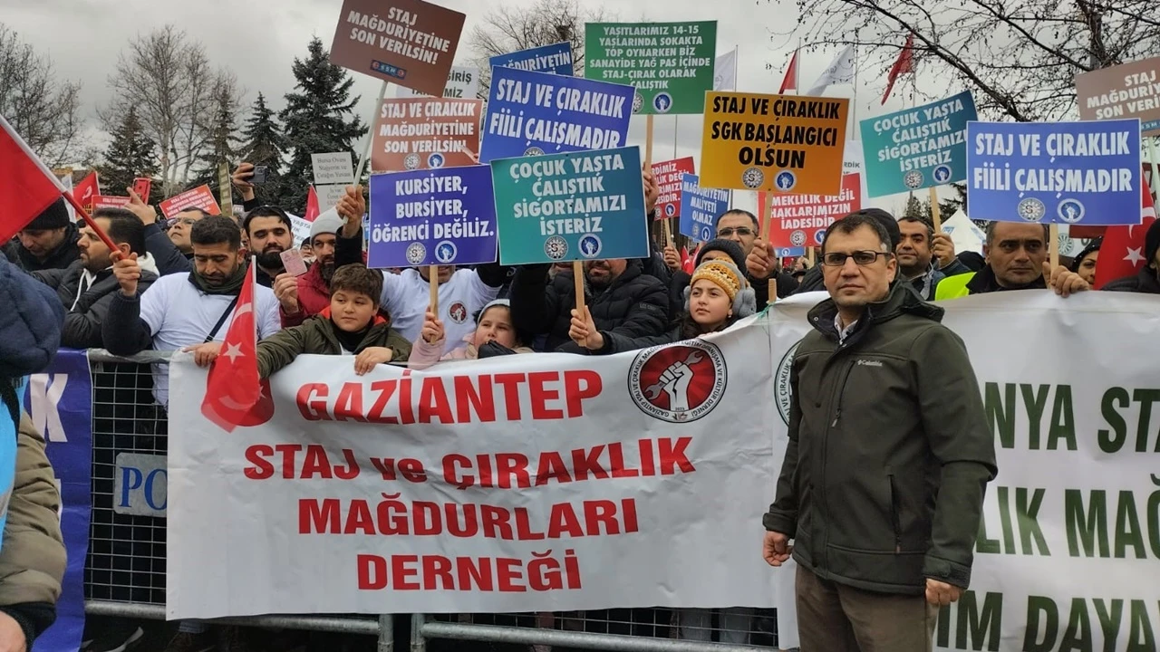 Gaziantep'te staj ve &ccedil;ıraklık mağdurları seslerini duyuracak