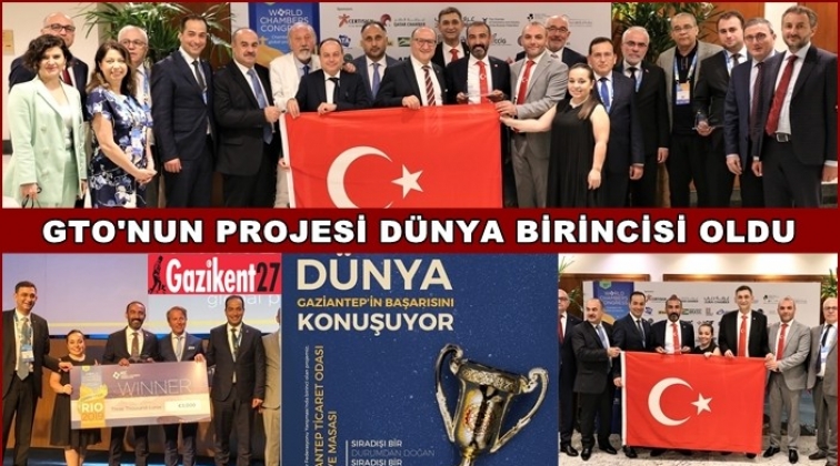 Gaziantep Ticaret Odası dünya birincisi oldu