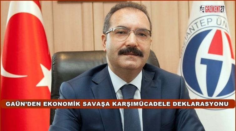 Gaziantep &Uuml;niversitesi'nden deklarasyon