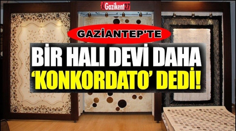Gaziantepli dev halı markası konkordato ilan etti!